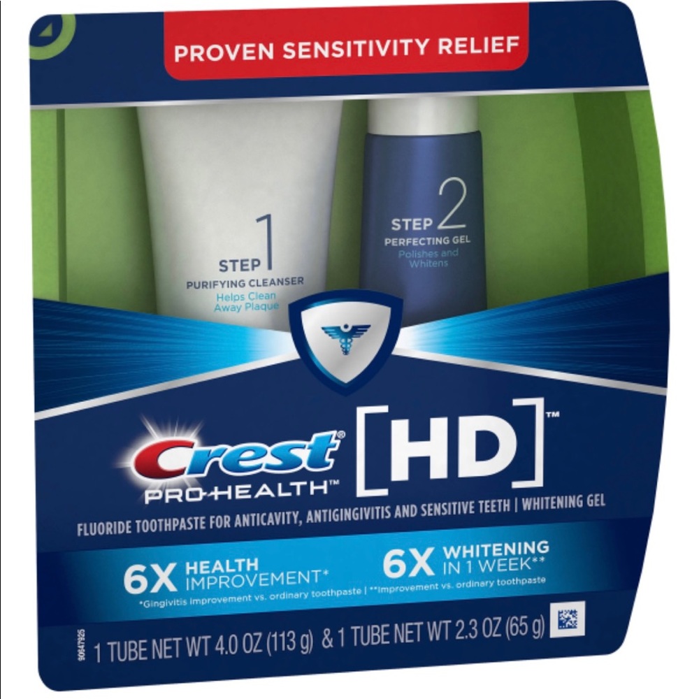 Crest whitening toothpaste